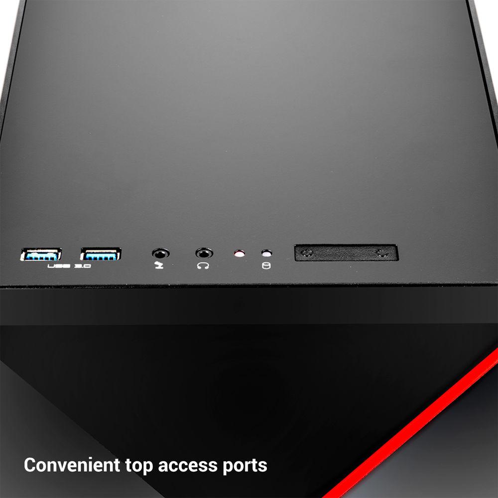 iBUYPOWER Ryzen 5 2400G 8GB 1TB 120GB SSD Onboard Graphics Windows 10 Home