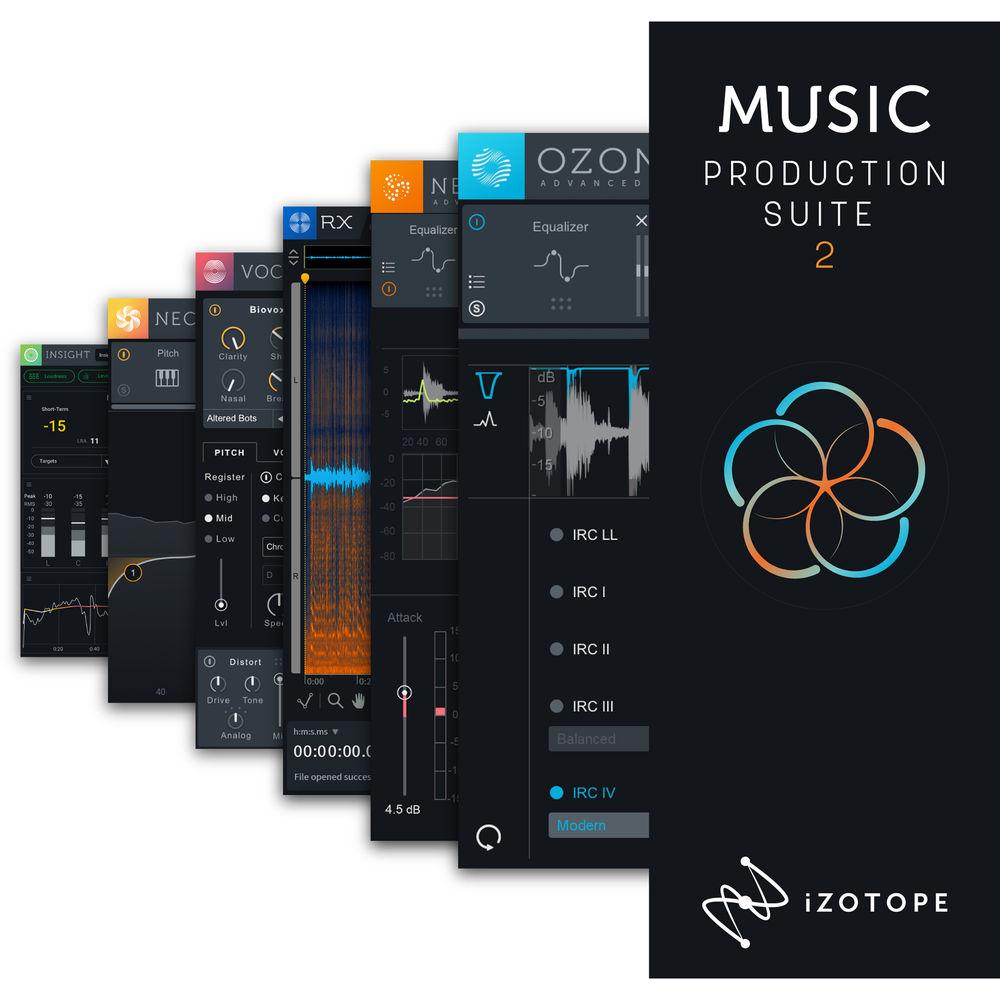 iZotope Music Production Suite 2 - Audio Production Plug-In Bundle