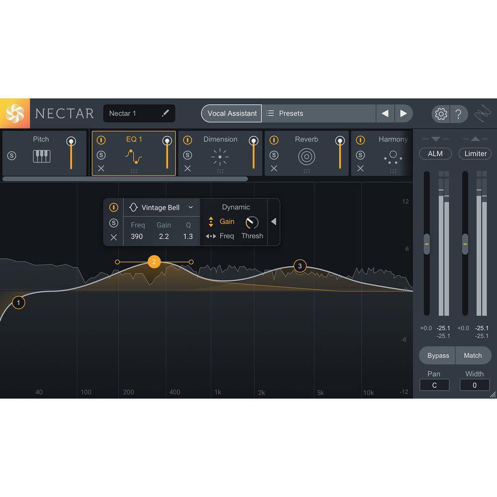 iZotope Nectar 3 - Vocal Production Channel Strip Software for