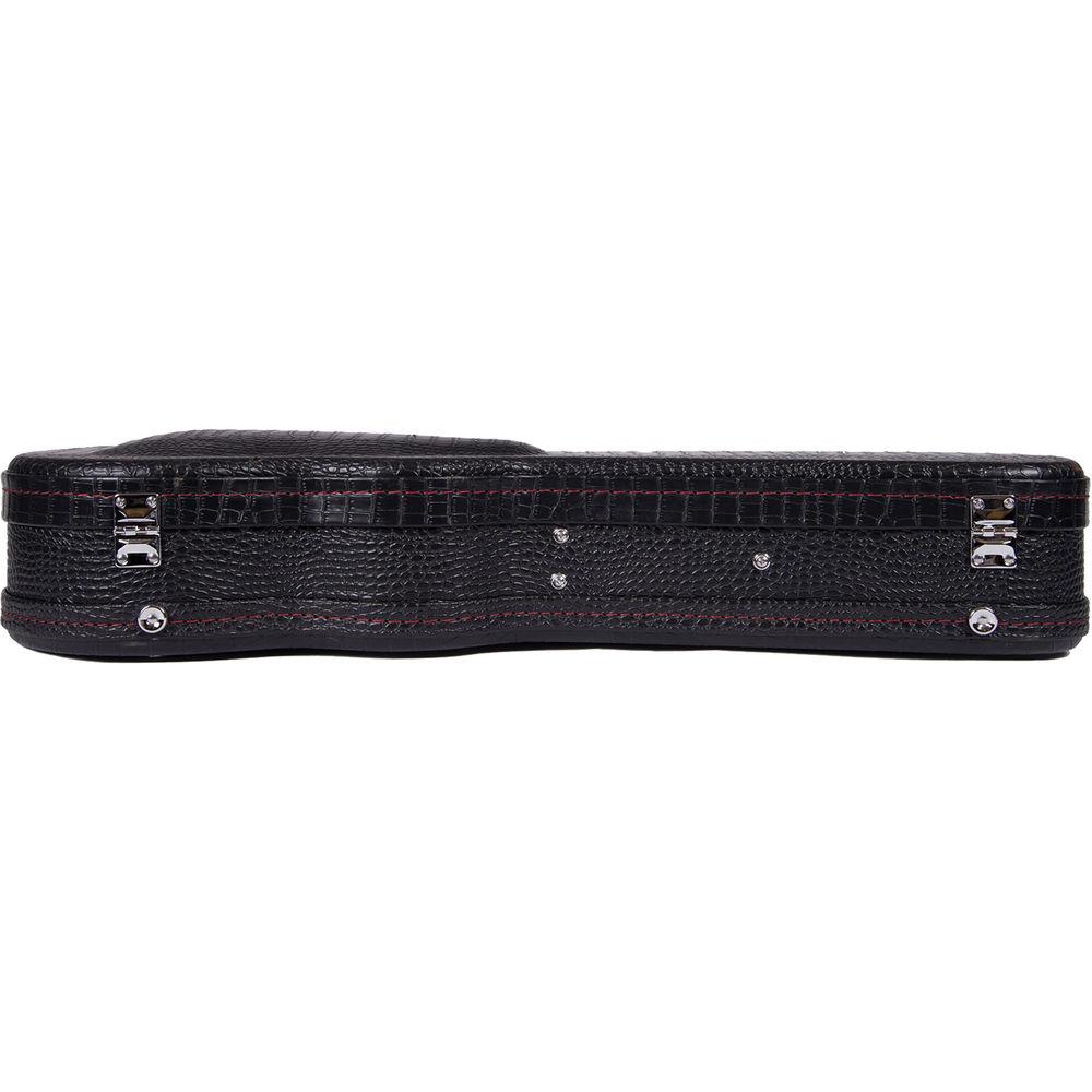 KALA Black Alligator Tenor, Archtop Ukulele Case