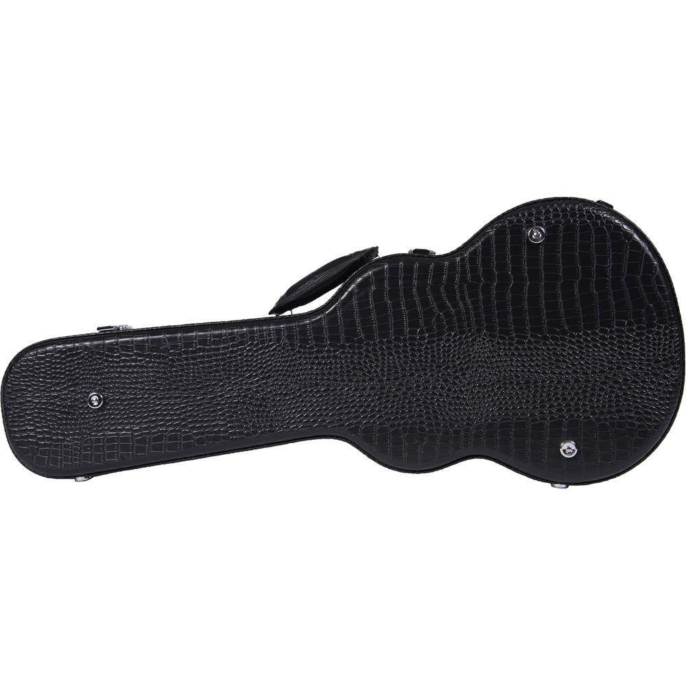 KALA Black Alligator Tenor, Archtop Ukulele Case