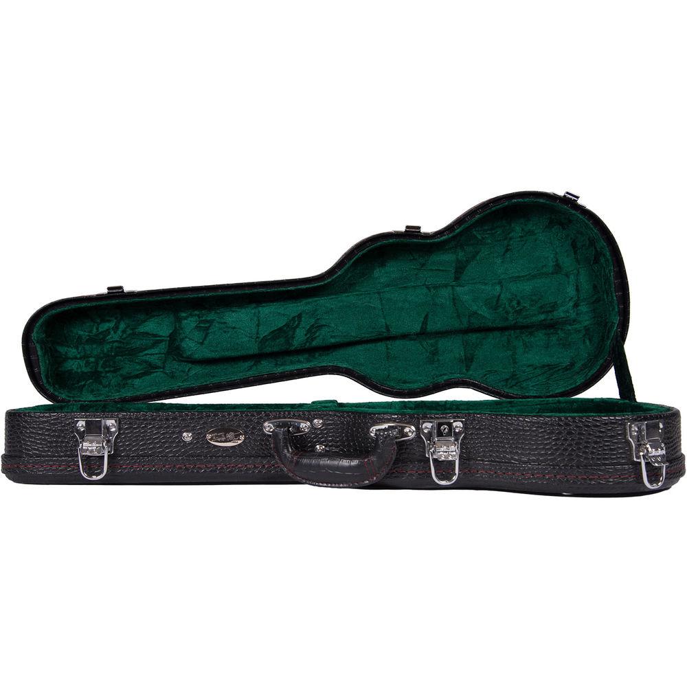KALA Black Alligator Tenor, Archtop Ukulele Case