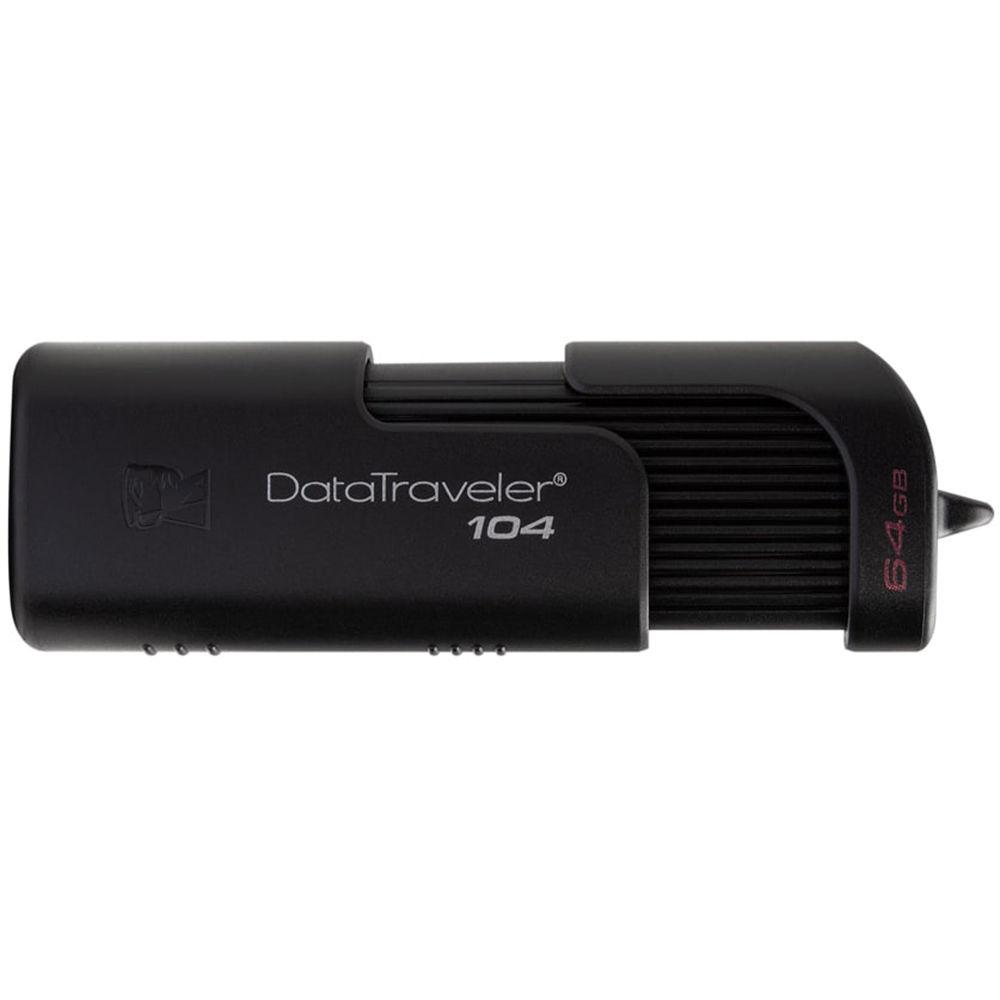Kingston 64GB DataTraveler 104 USB 2.0 Flash Drive