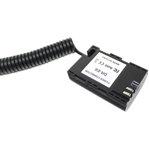 LanParte D-Tap to LP-E6 Fixed Voltage Battery Pack for Select Canon Cameras