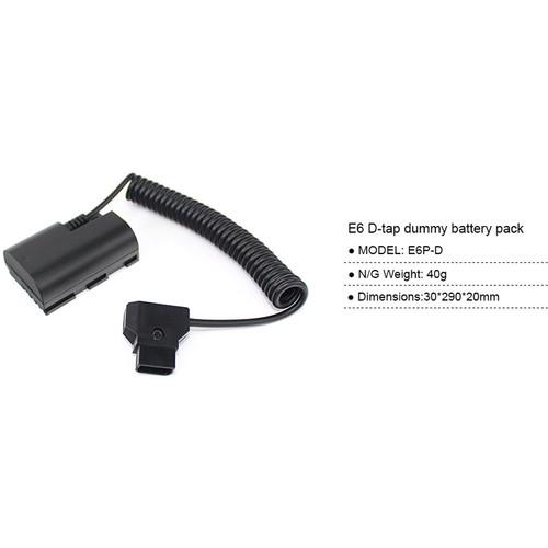 LanParte D-Tap to LP-E6 Fixed Voltage Battery Pack for Select Canon Cameras