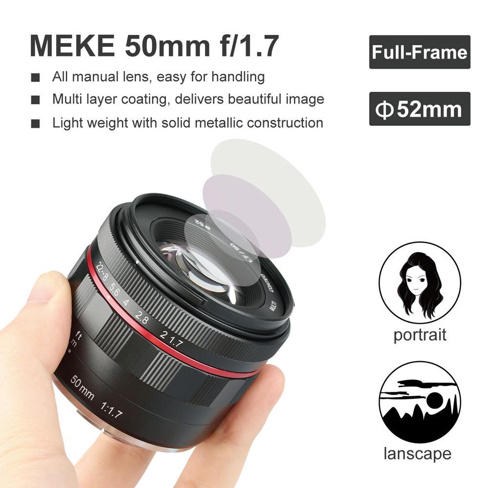 Meike MK-50mm f 2 Lens for Sony E