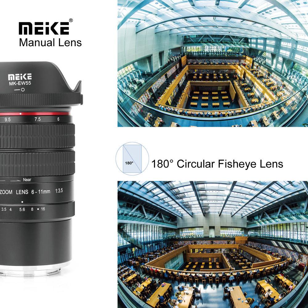 Meike MK-6-11mm f 3.5 Fisheye Lens for Canon EF