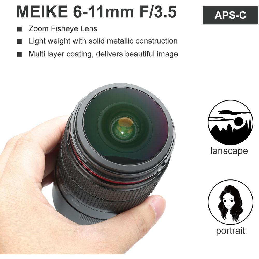 Meike MK-6-11mm f 3.5 Fisheye Lens for Canon EF-M, Meike, MK-6-11mm, f, 3.5, Fisheye, Lens, Canon, EF-M