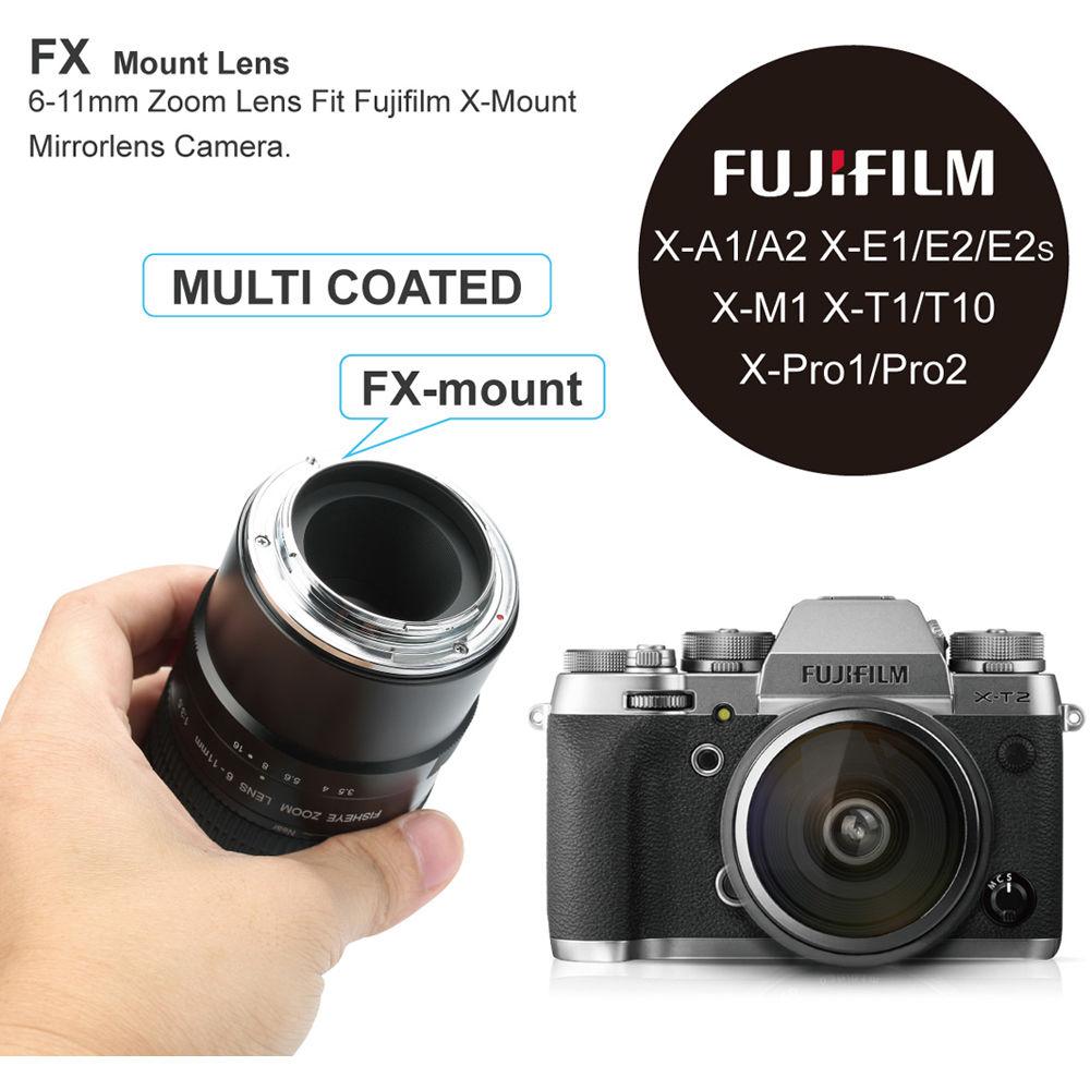Meike MK-6-11mm f 3.5 Fisheye Lens for FUJIFILM X
