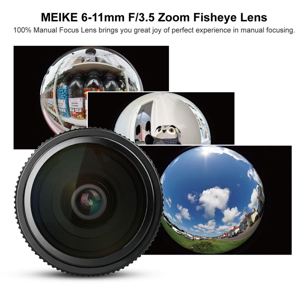 Meike MK-6-11mm f 3.5 Fisheye Lens for Micro Four Thirds