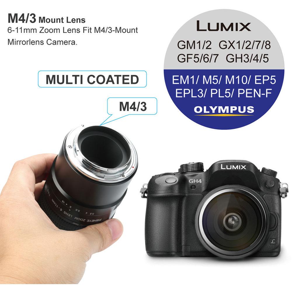Meike MK-6-11mm f 3.5 Fisheye Lens for Micro Four Thirds