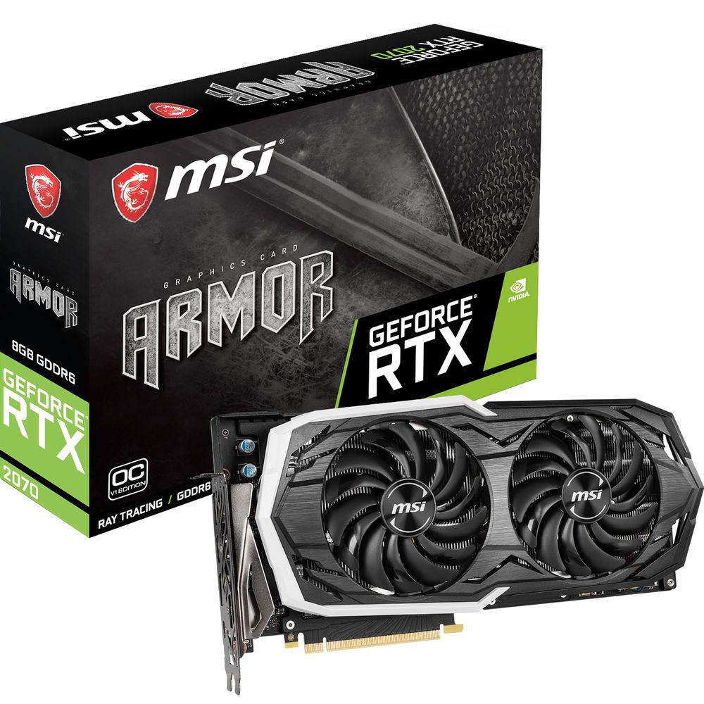 MSI GeForce RTX 2070 ARMOR OCV1 Graphics Card