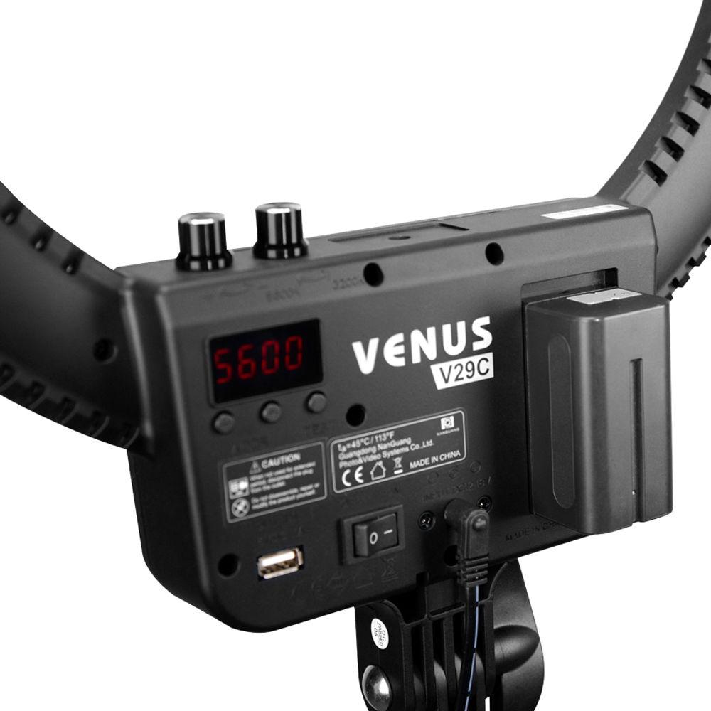 Nanguang Venus V29C 16" Bi-Color AC DC Ring Light