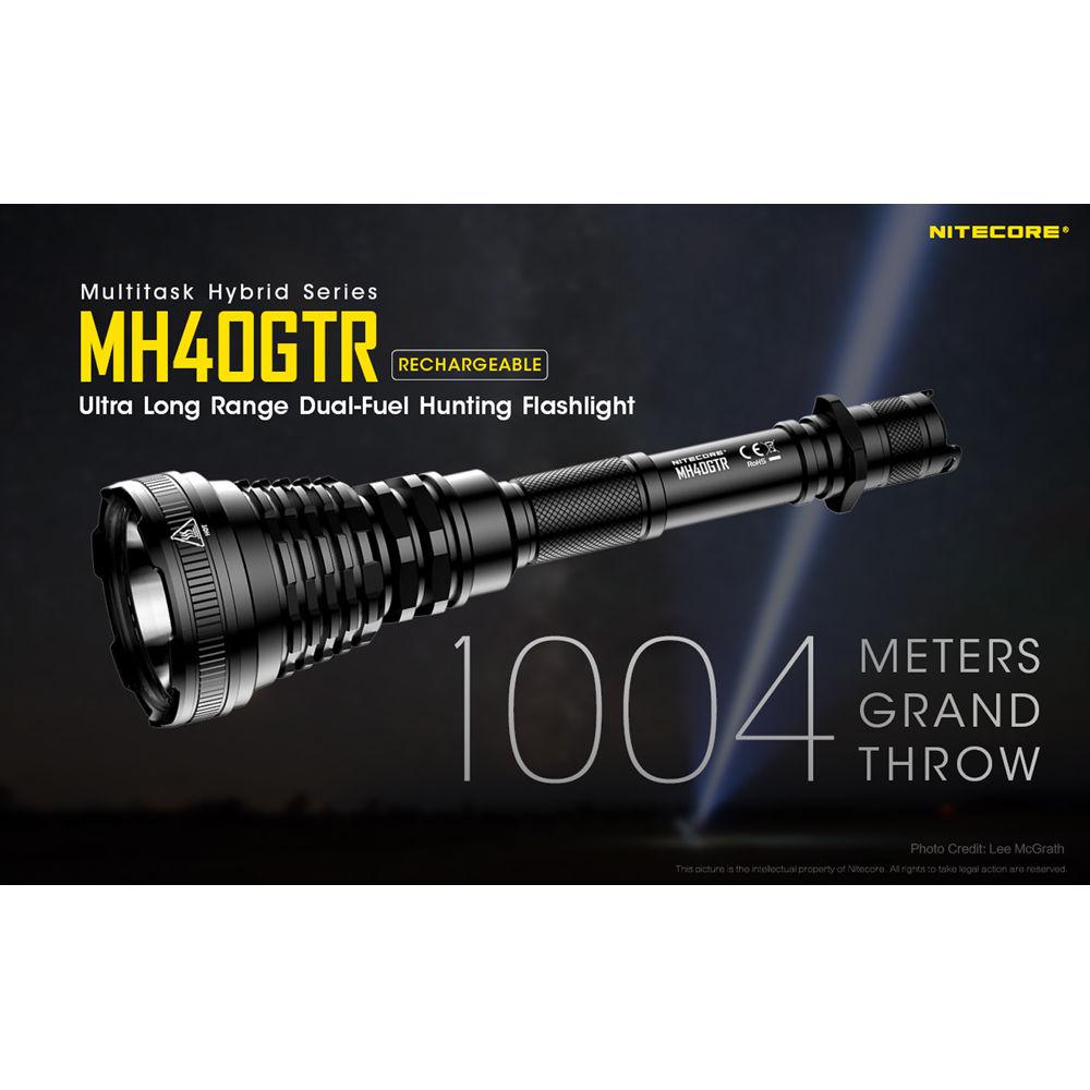 Nitecore MH40GTR Rechargeable LED Flashlight, Nitecore, MH40GTR, Rechargeable, LED, Flashlight