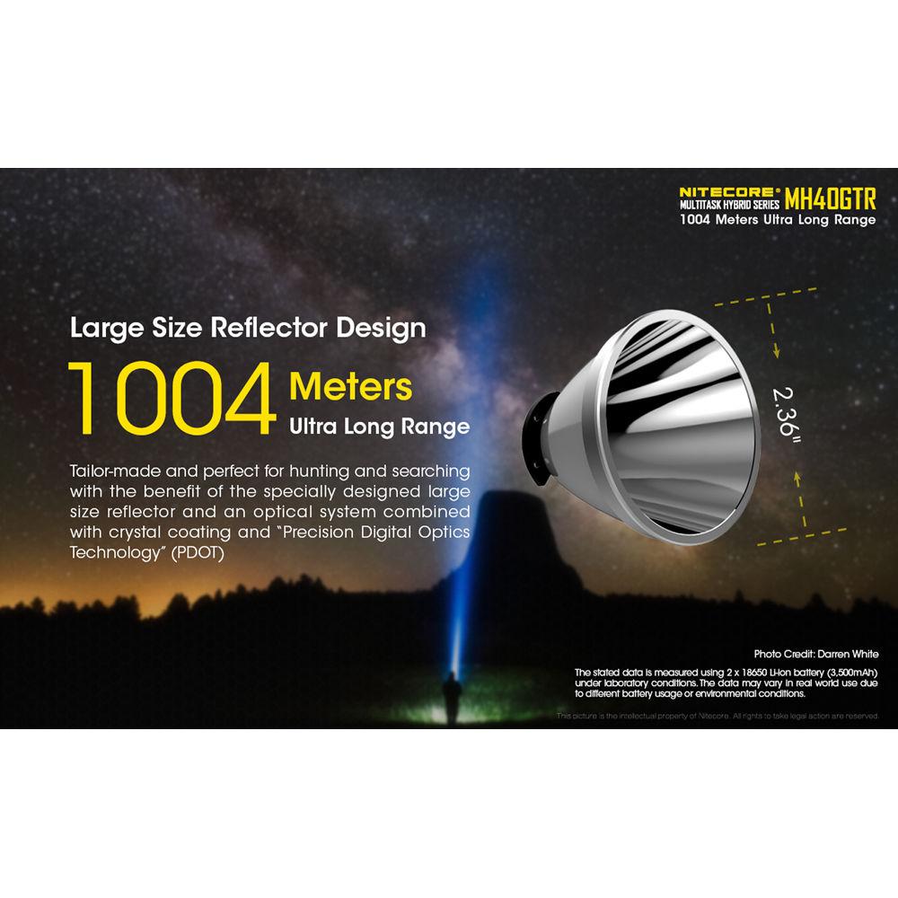 Nitecore MH40GTR Rechargeable LED Flashlight