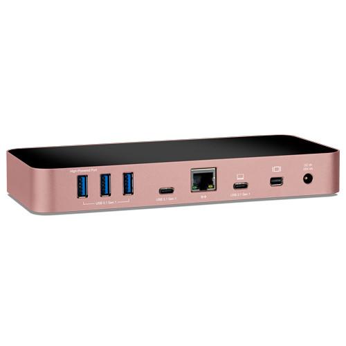 OWC Other World Computing USB-C 10-Port Dock With 80 Watt Power Supply - Rose Gold. Designed For Macbook And Macbook Pro.