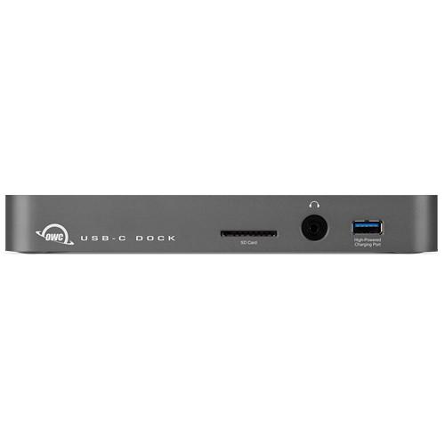 OWC Other World Computing USB-C 10-Port Dock With 80 Watt Power Supply - Space Gray. Designed For Macbook And Macbook Pro.