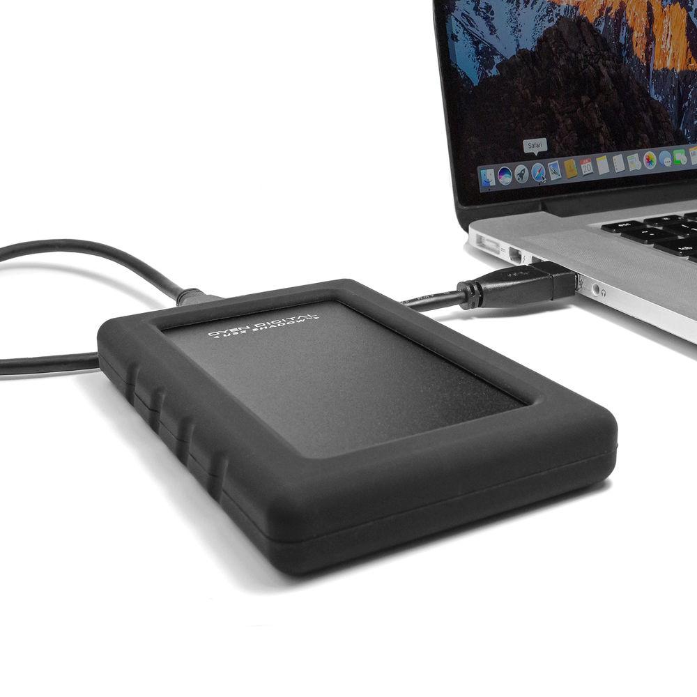 Oyen Digital 500GB U32 Shadow Dura USB 3.1 Gen 2 Type-C Rugged External SSD