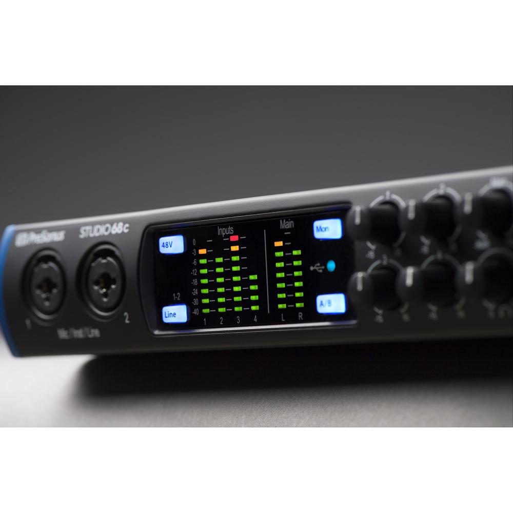 PreSonus Studio 68c 6x6 USB Type-C Audio MIDI Interface