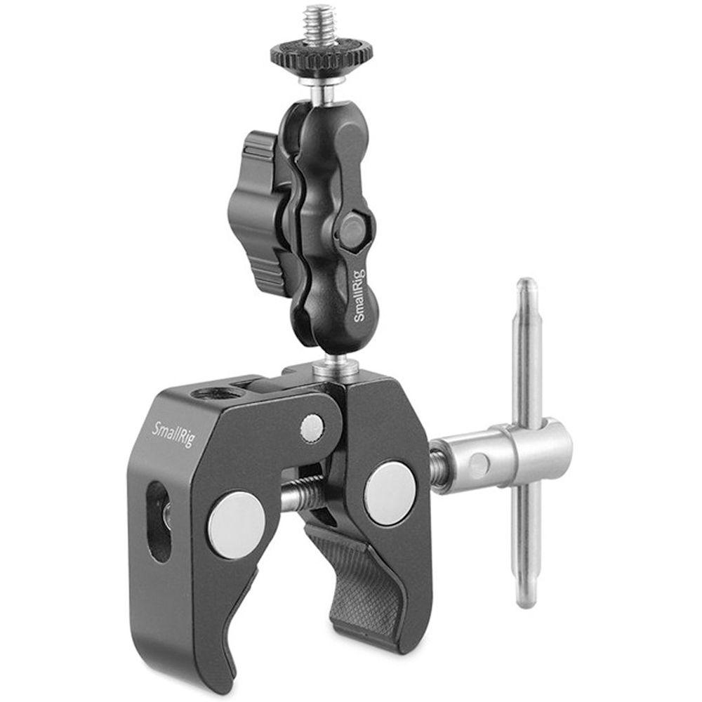 SmallRig 2162 Multifunction Small Crab Clamp with Ball Head Magic Arm