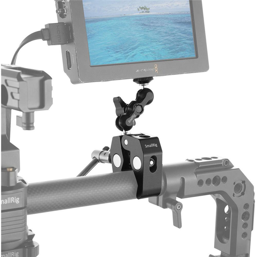 SmallRig 2162 Multifunction Small Crab Clamp with Ball Head Magic Arm