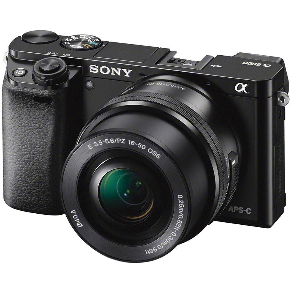 Sony Alpha a6000 Mirrorless Digital Camera with 16-50mm Lens