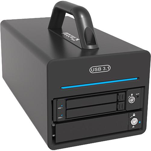 STARDOM 2-Bay Dr3-B31 Usb3.1 Enclosure - Black
