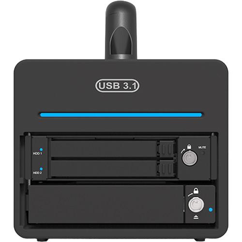 STARDOM 2-Bay Dr3-B31 Usb3.1 Enclosure - Black