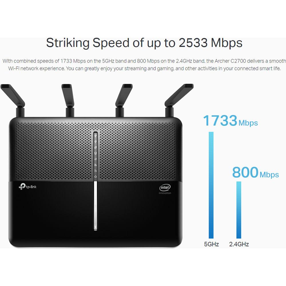 TP-Link C2700 Wireless Dual-Band Wi-Fi Router, TP-Link, C2700, Wireless, Dual-Band, Wi-Fi, Router