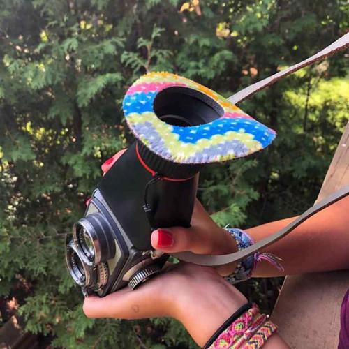 Bluestar Viewfinder Eyecushion - Oval Large, Ultrasuede