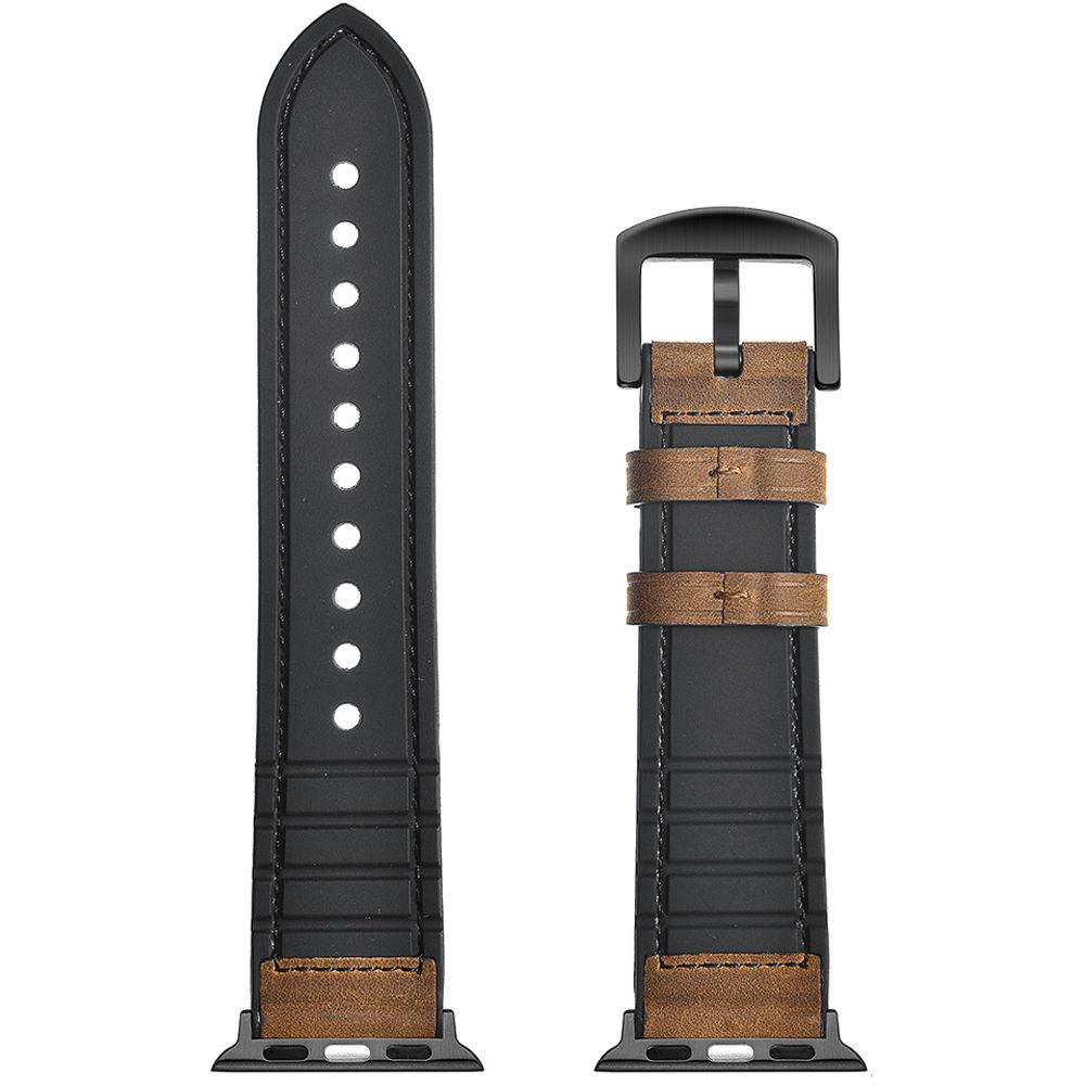 CASEPH Genuine Leather Band for 38mm 40mm Apple Watch