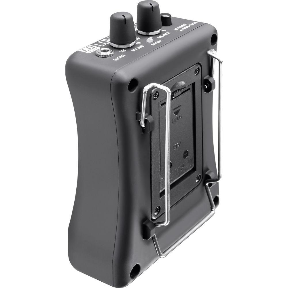 LD Systems Compact Headphone And In-Ear Monitor Amplifier - 2 Inputs 1 Output - Built In Limiter