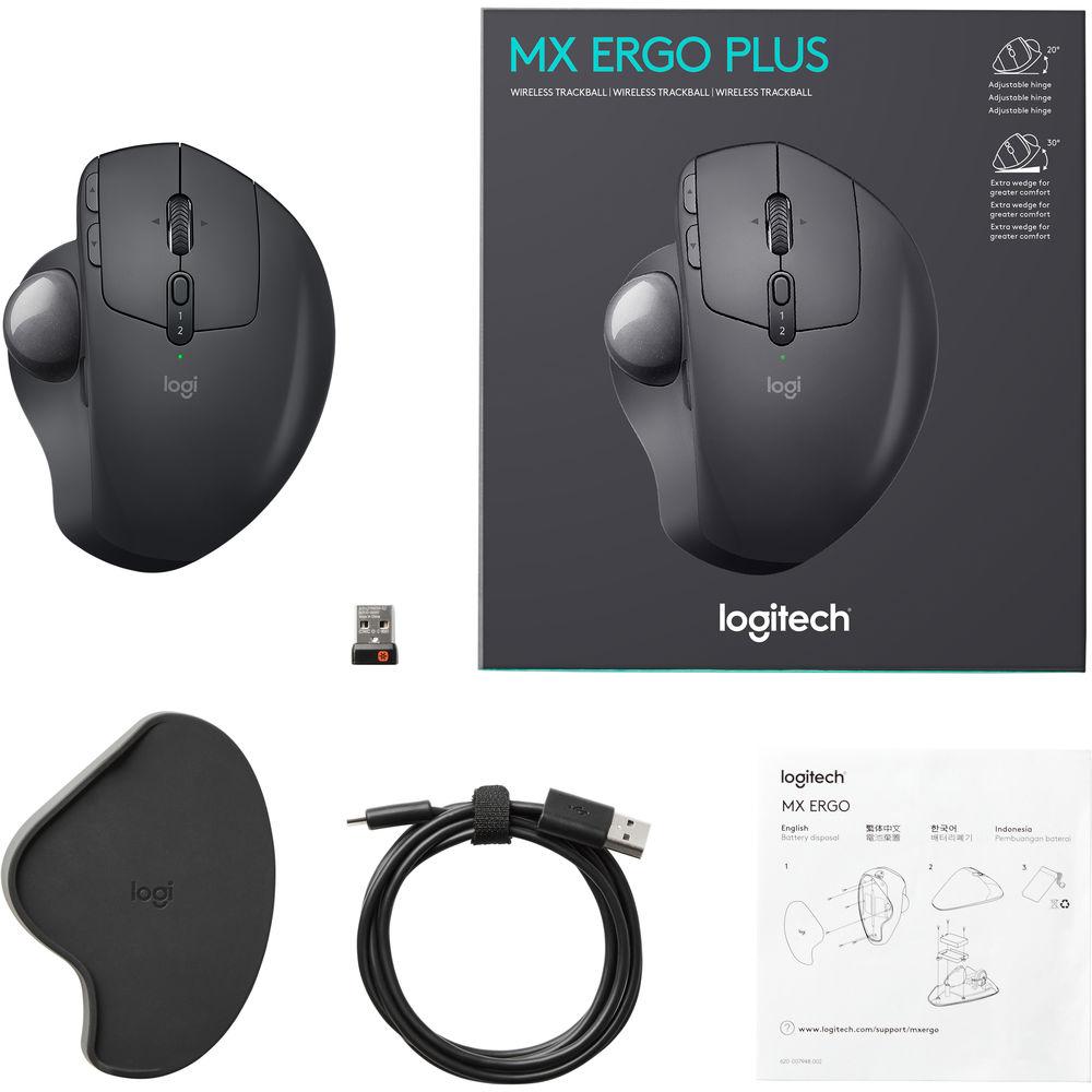 Logitech MX Ergo Plus Wireless Trackball Mouse