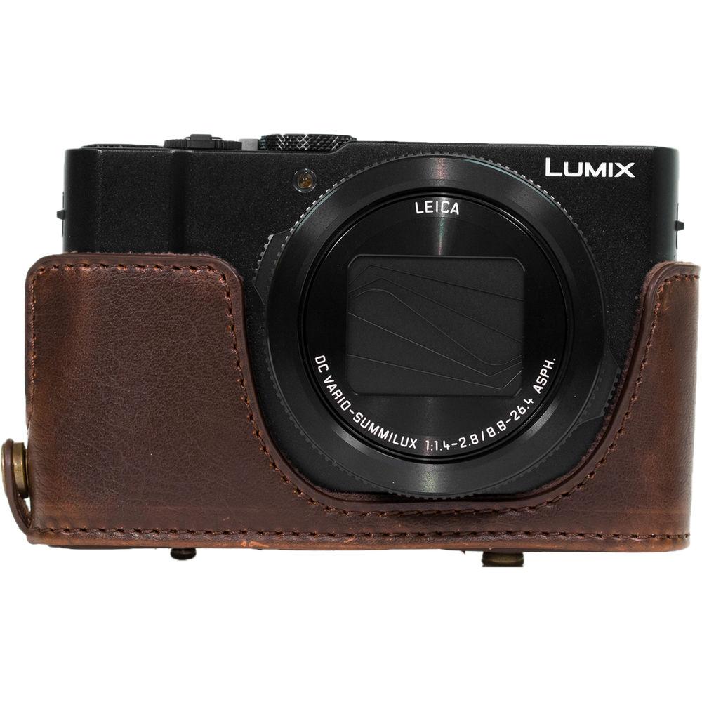 MegaGear Ever Ready Leather Camera Case for Panasonic LUMIX DMC-LX10