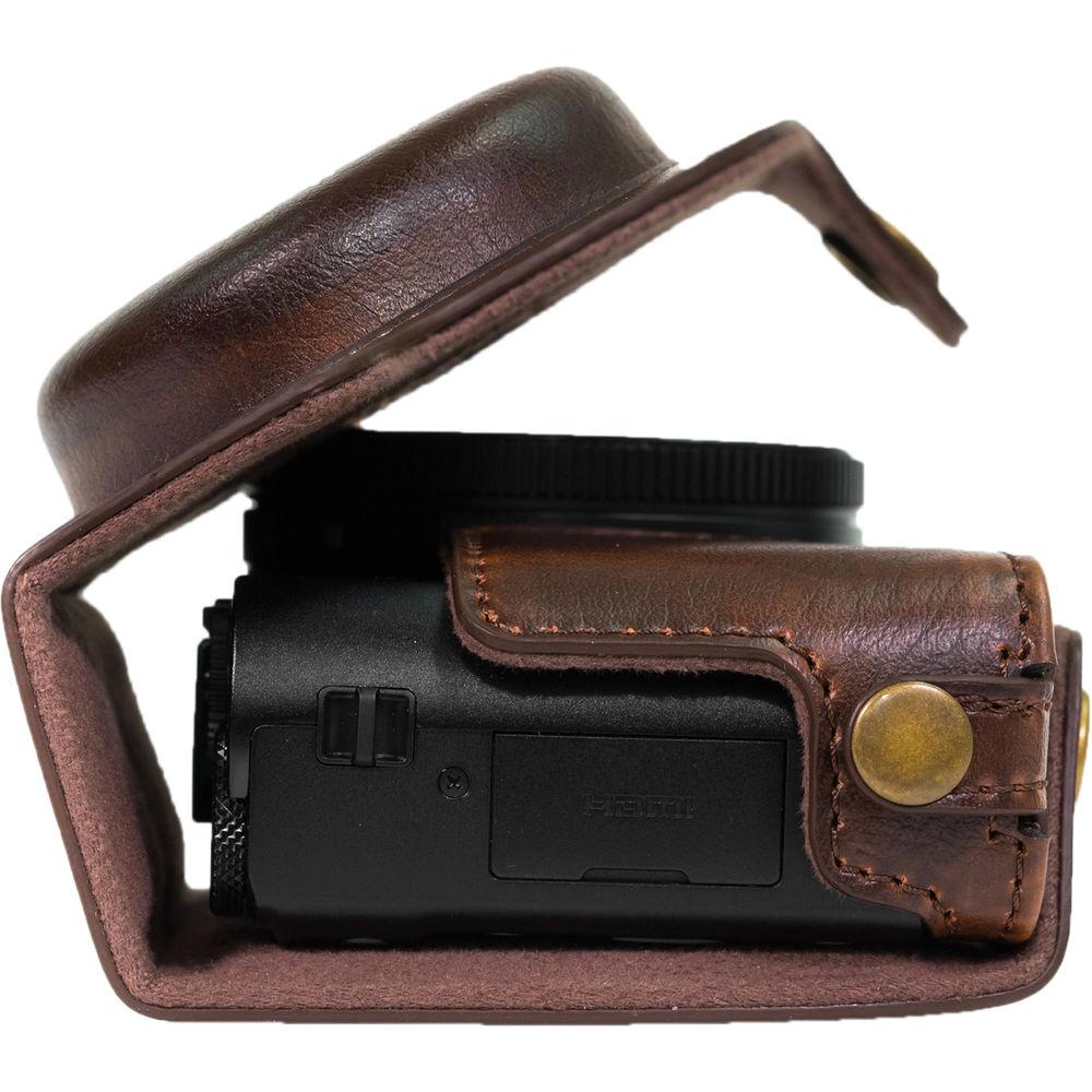 MegaGear Ever Ready Leather Camera Case for Panasonic LUMIX DMC-LX10