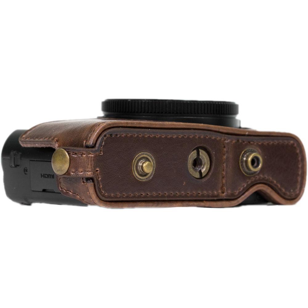 MegaGear Ever Ready Leather Camera Case for Panasonic LUMIX DMC-LX10