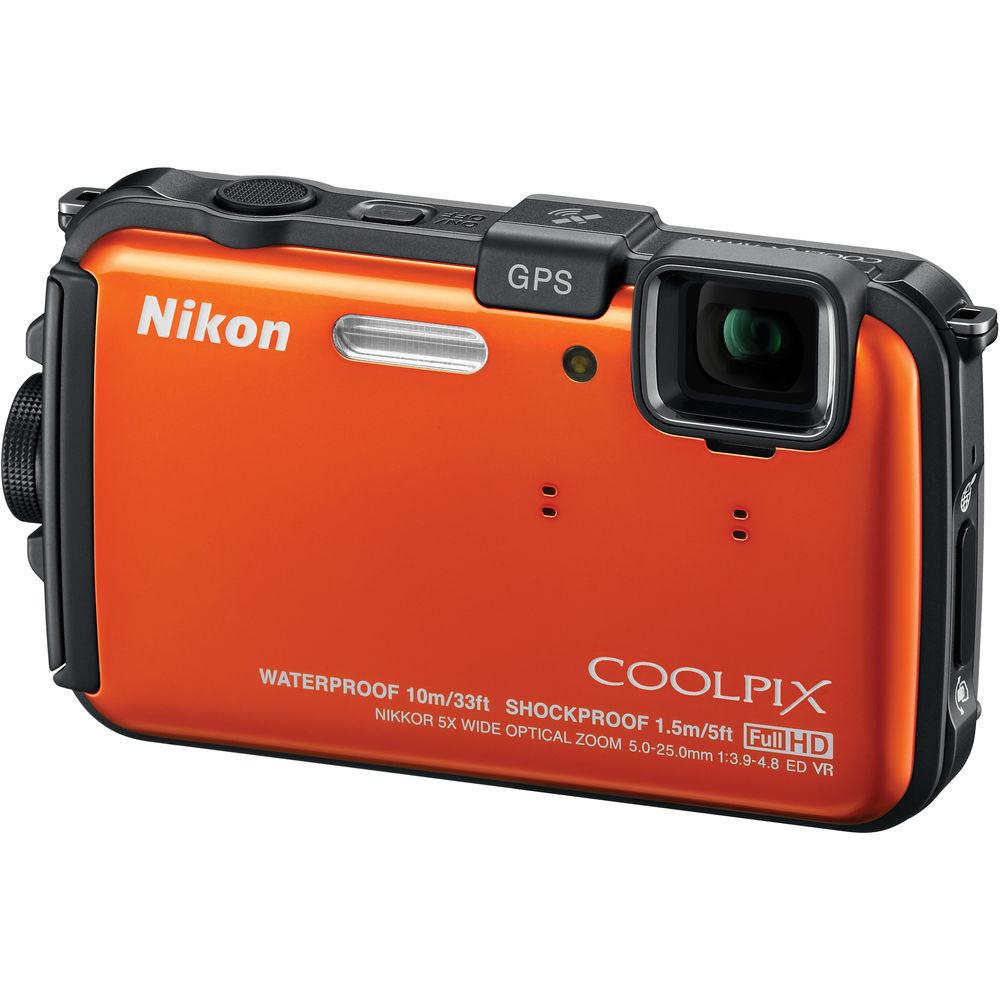 Nikon Coolpix AW100 Waterproof Digital Camera - Refurbished
