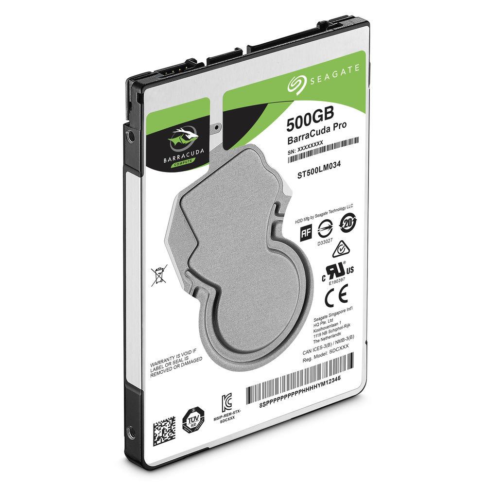 Seagate 500GB BarraCuda Pro 7200 rpm SATA 2.5" Internal HDD