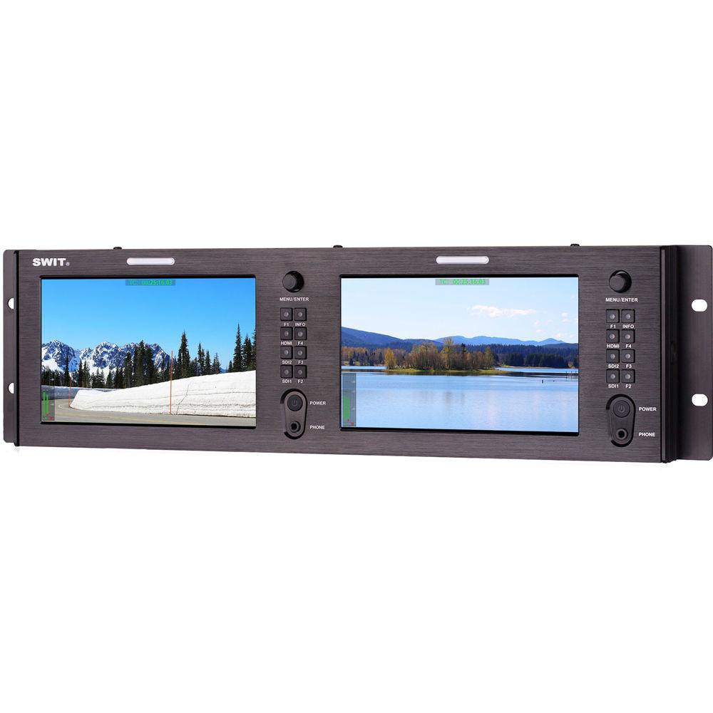 SWIT Dual 7" FHD Rack LCD Monitor