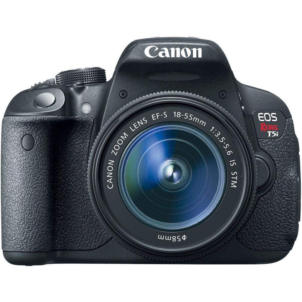 Canon EOS Rebel T5i DSLR Camera with 18-55mm Lens - Refurbished