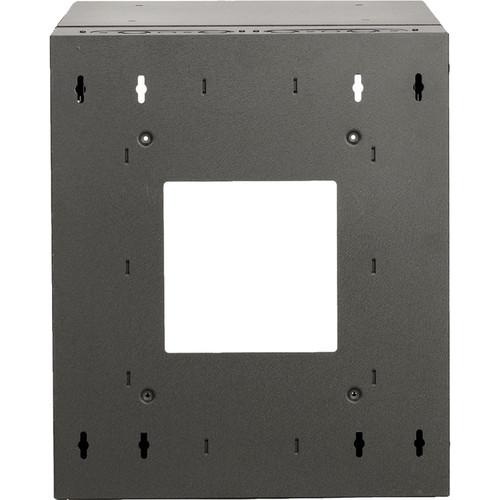 Lowell Manufacturing Rack-Sectional Wall Mount-12U, 28" Deep, 1-Pair Adjustable Rails