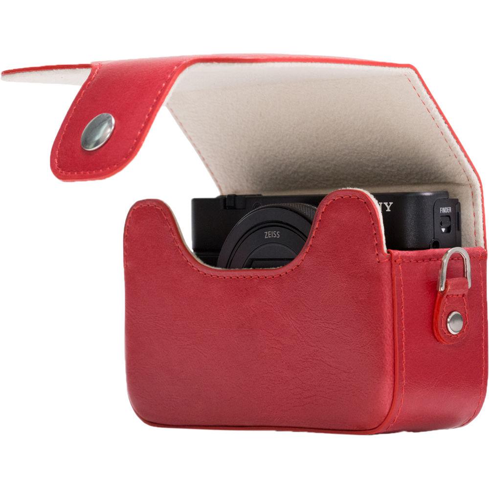 MegaGear Leather Case with Belt Loop for Select RX100 Series Cameras