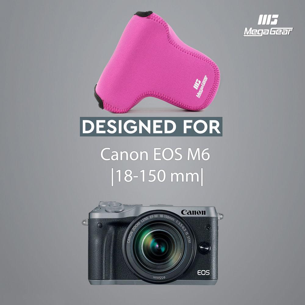 MegaGear Ultra-Light Neoprene Case for Canon EOS M6 with 18-150mm Lens