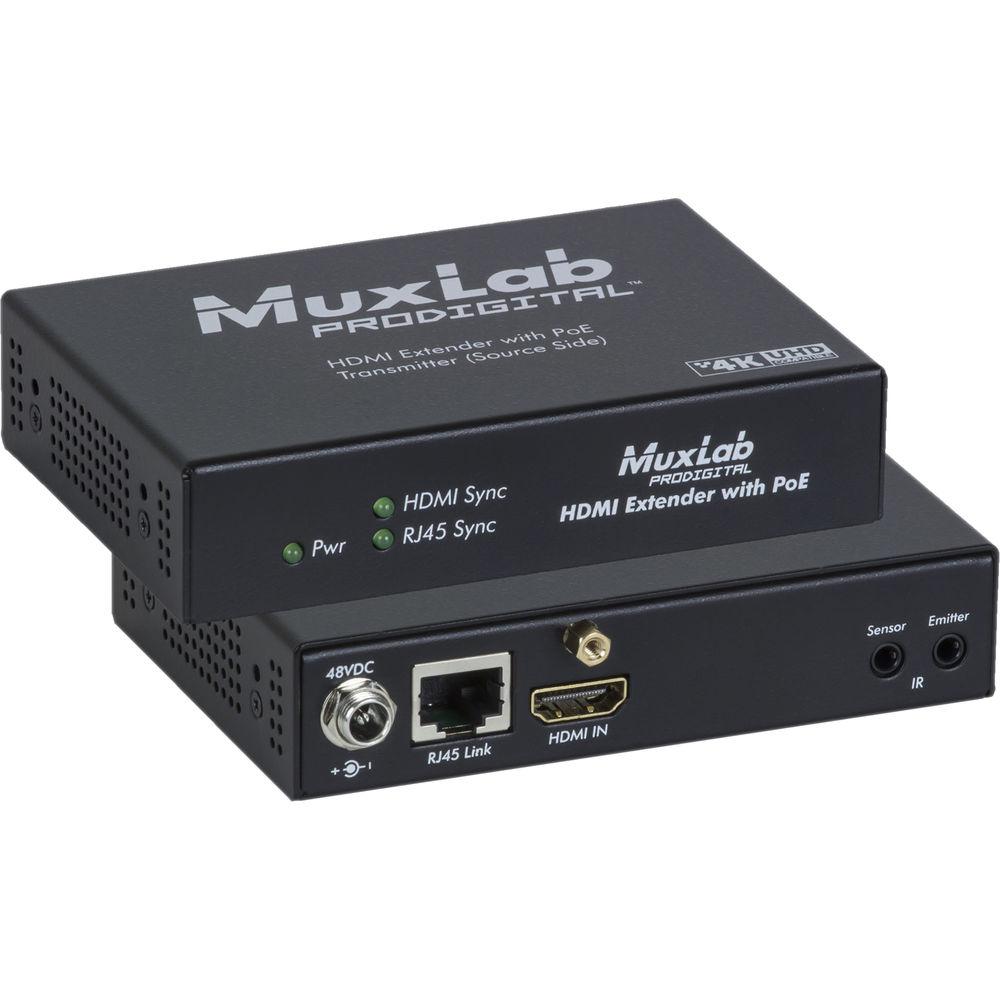 MuxLab UHD-4K HDMI over HDBaseT Transmitter with PoE
