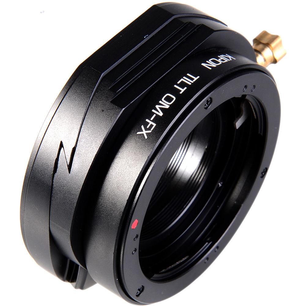 KIPON Tilt Lens Adapter for Olympus OM Lens to FUJIFILM FX Camera
