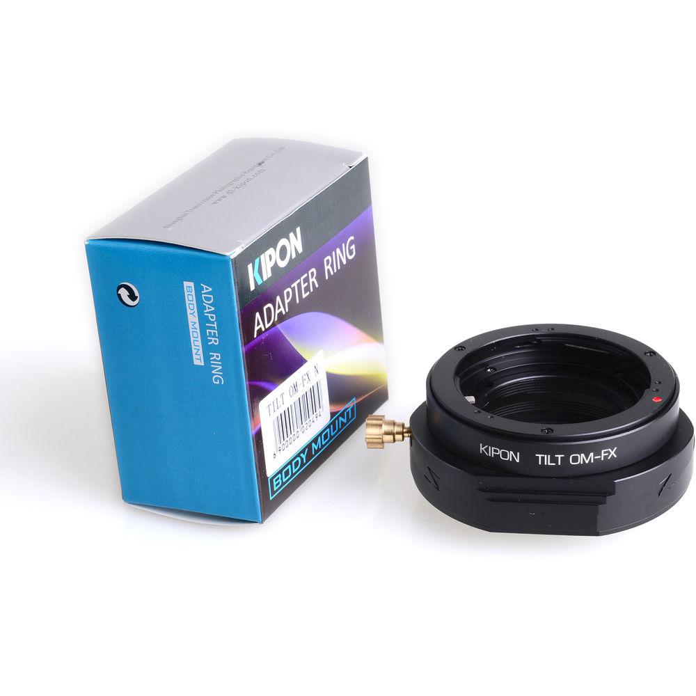 KIPON Tilt Lens Adapter for Olympus OM Lens to FUJIFILM FX Camera