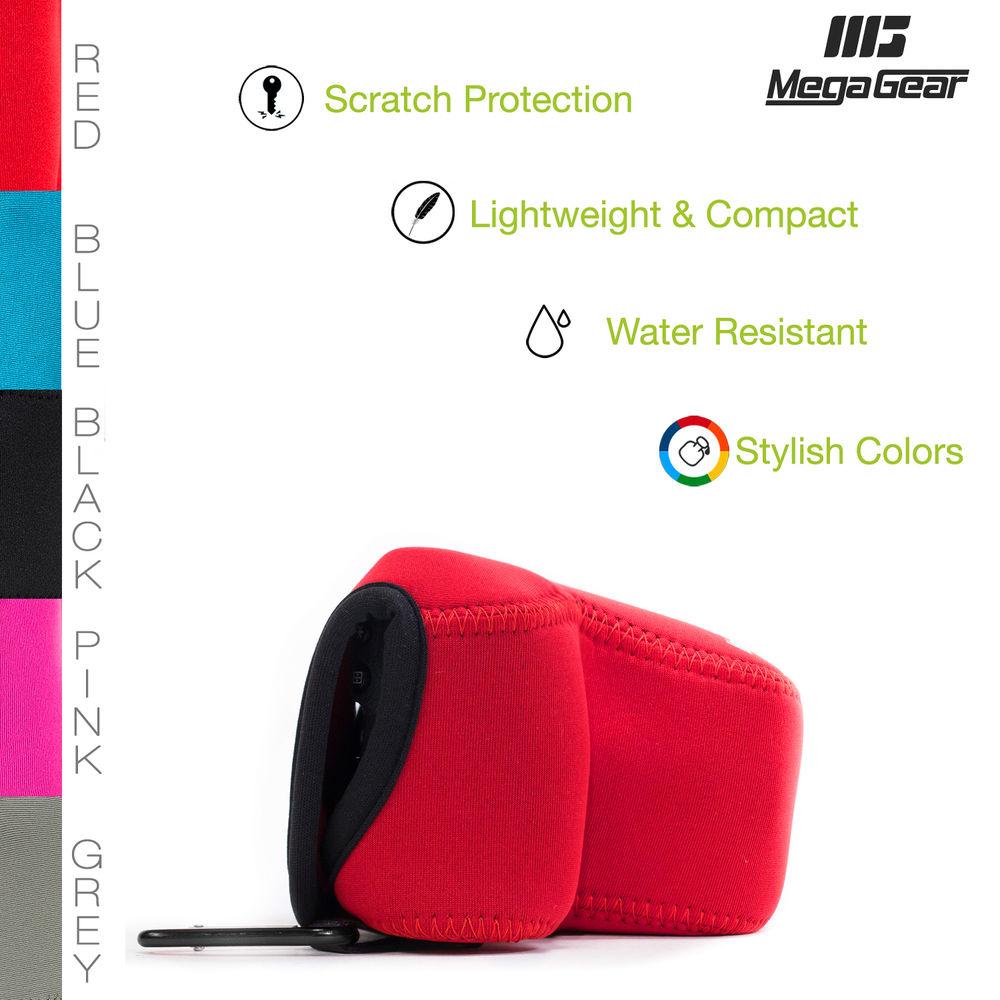 MegaGear Ultra-Light Neoprene Case for Canon EOS M6 with 15-45mm