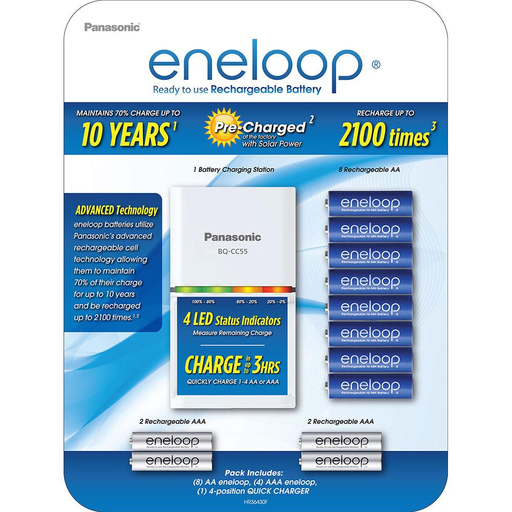 Panasonic Eneloop CC55 Quick Charger Kit