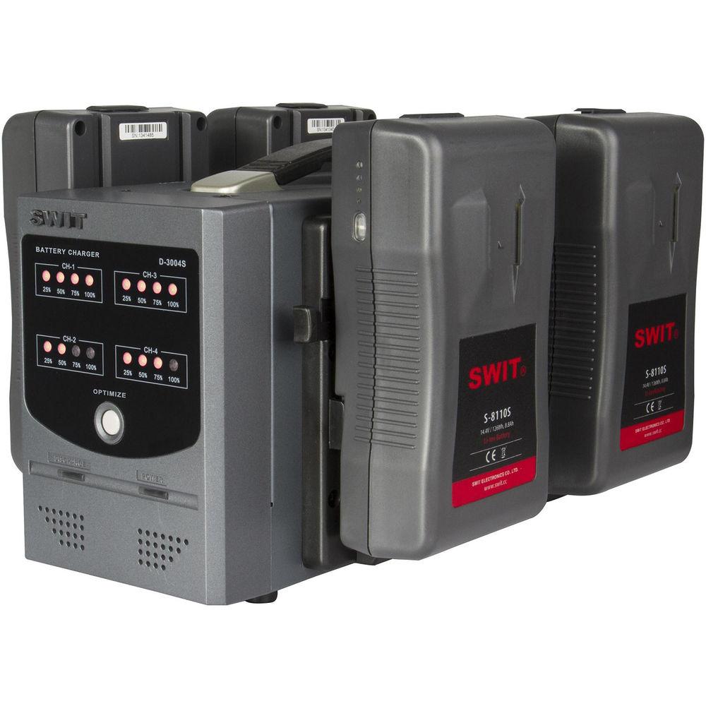 SWIT 4-Ch Simultaneous With LED Charger Indicators