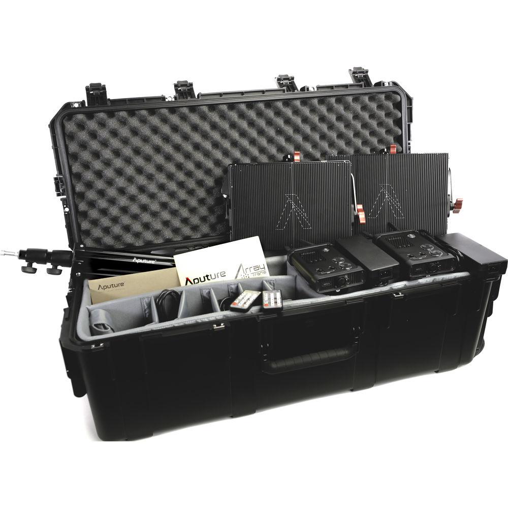 Aputure Light Storm LS 1c Bi-Color LED 2-Panel Kit with Gold Mount Battery Plate